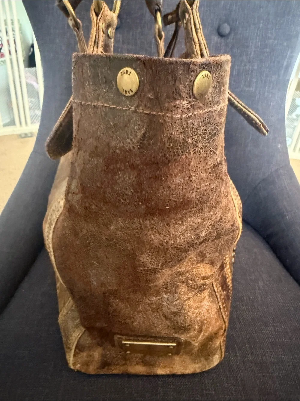 Frye distressed brown